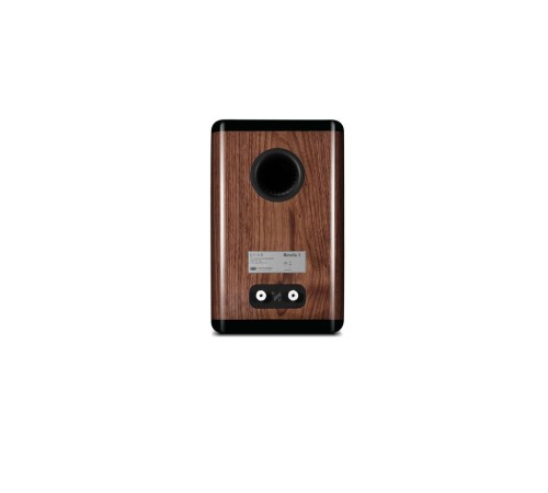 Полочные акустические системы Quad Revela 1 Цвет: Орех/Черный лак [HI-GLOSS WALNUT & BLACK]