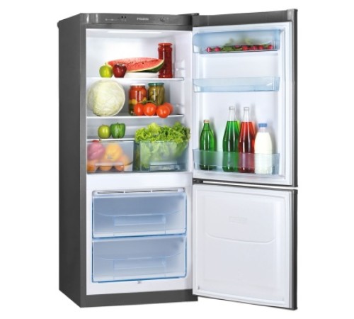 Холодильник Pozis RK-101 графитовый двухкамерный 156/57 л морозилка снизу