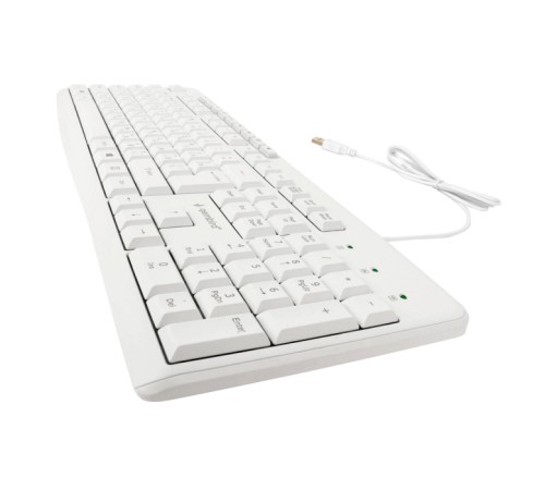 Клавиатура Gembird KB-8430M,{USB, белый, 113 клавиш, 9 кнопок управления мультимедиая, кабель 1,5м} Клавиатура Gembird KB-8430M,{USB, белый, 113 клавиш, 9 кнопок управления мультимедиая, кабель 1,5м}
