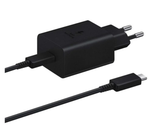Сетевое зарядное устройство Samsung Adapter 45W Type C с кабелем Black(EP-T4510XBEGEU)