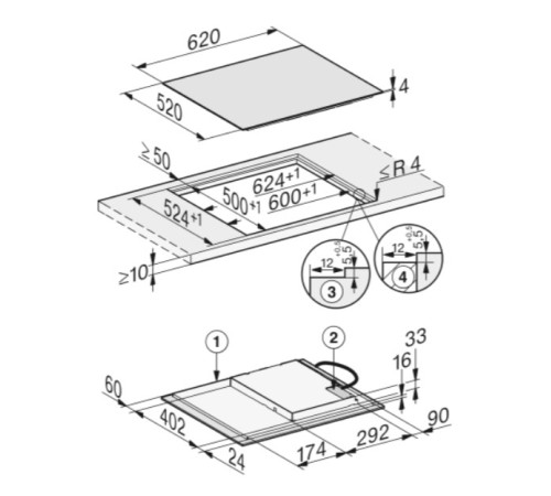 Индукционная варочная панель KM 7363 FL MIELE