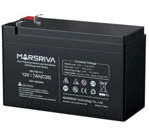 Cменный AGM аккумулятор MR-PBU12-7 MARSRIVA
