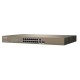 Tenda F1218P-16-250W Коммутатор управляемый PoE, 18 портов, 16х100 Мбит/с, 2x1 Гбит/с, SFP 1x1 Гбит/с
