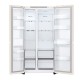 Холодильник LG GC-B257KEHW бежевый двухкамерный 422/206 л., морозилка слева, No Frost, Side by Side
