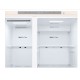Холодильник LG GC-B257KEHW бежевый двухкамерный 422/206 л., морозилка слева, No Frost, Side by Side