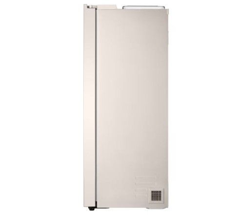 Холодильник LG GC-B257KEHW бежевый двухкамерный 422/206 л., морозилка слева, No Frost, Side by Side