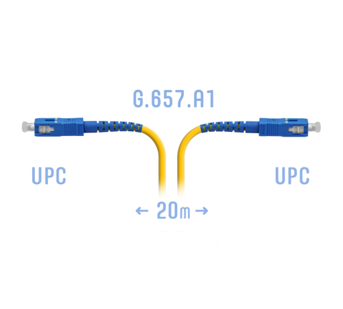 Патчкорд оптический B-Optix SC/UPC SM G.657.A1 20 метров
