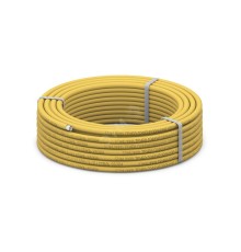 Труба гофр. из нерж.стали SS304 20A, отожженная в оболочке желтая, 30м