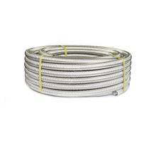 Труба гофрированная из нержав стали SS304 25А, отожженная, 30м