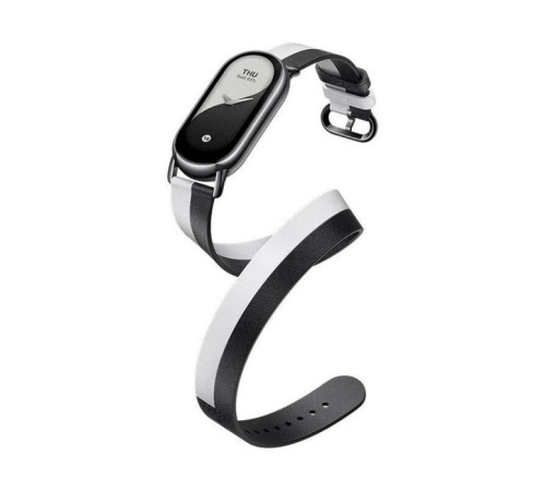 Ремешок для смарт-часов Xiaomi Smart Band 8 Double Wrap Strap - Black and White