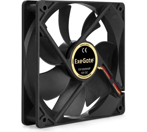 Exegate EX253951RUS Вентилятор ExeGate Mirage-H 120x120x25 гидродинамический подшипник, 1200RPM, 23dB, 3pin
