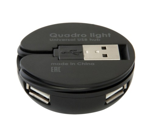 Универсальный USB разветвитель Quadro Light USB 2.0, 4 порта DEFENDER (832014)