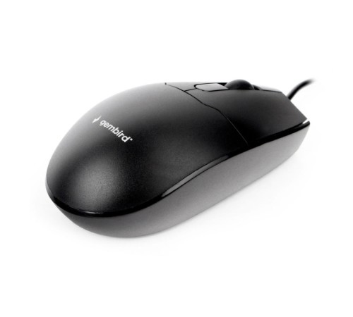 Мышь Gembird MOP-425, USB, черный, 2кн.+колесо-кнопка, 1000 DPI, кабель 1.8м