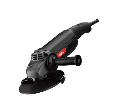Угловая шлифмашина сетевая Deli DE-JM180-1E (2000Вт, 180мм, 8500об/мин, картон)