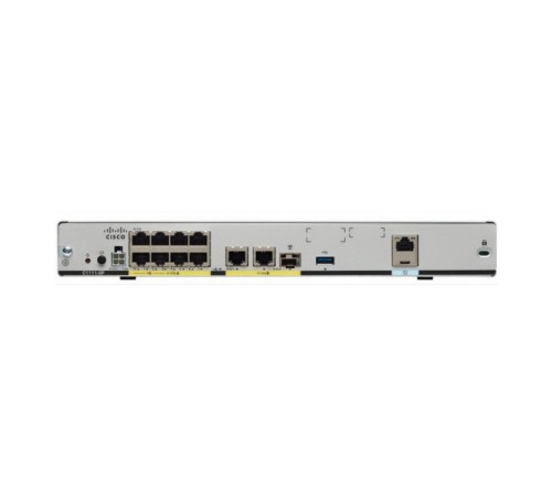 ISR 1100 Ethernet Router, 8x LAN Ports, Dual WAN Ports, C1111-8P