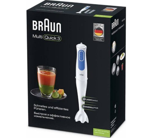 Блендер погружной Braun MQ3000 SMOOTHIE + 700Вт белый Блендер погружной Braun MQ3000 SMOOTHIE + 700Вт белый