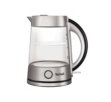Чайник электрический Tefal KI760D30 1.7л. 2400Вт серебристый корпус: стекло/пластик (8010000023)
