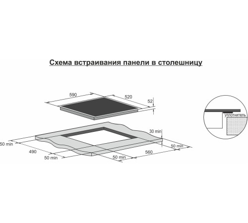 Варочная поверхность Darina 4P E 323 B черный Варочная поверхность Darina 4P E 323 B черный