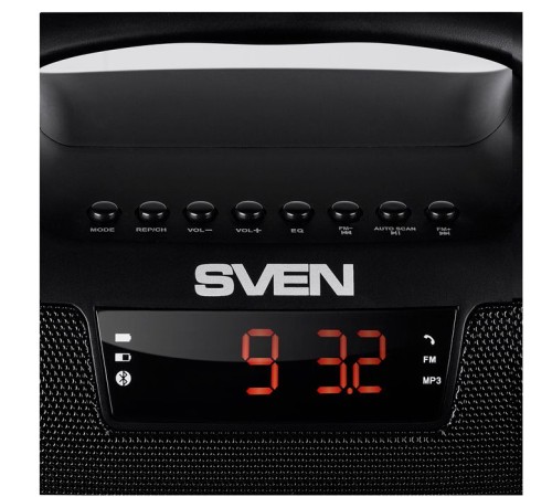 Колонка порт. Sven PS-460 черный 18W 1.0 BT/USB 10м 1800mAh (SV-015237)