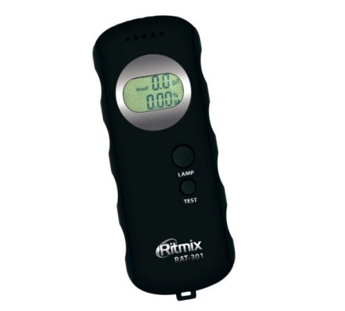 Алкотестер Ritmix RAT-301 полупроводниковый черный Алкотестер Ritmix RAT-301 полупроводниковый черный