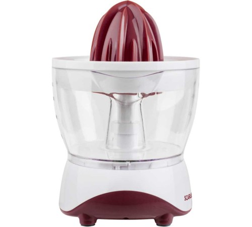 Соковыжималка цитрусовая Scarlett SC-JE50C06 25Вт рез.сок.:700мл. белый/коричневый Соковыжималка цитрусовая Scarlett SC-JE50C06 25Вт рез.сок.:700мл. белый/коричневый