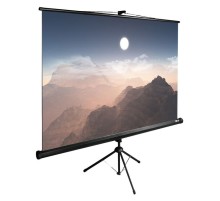 Экран Cactus 180x180см TriExpert CS-PSTE-180x180-BK 1:1 напольный рулонный черный