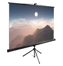 Экран Cactus 180x180см TriExpert CS-PSTE-180x180-BK 1:1 напольный рулонный черный