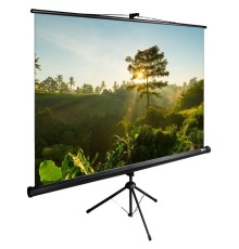 Экран Cactus 200x200см TriExpert CS-PSTE-200x200-BK 1:1 напольный рулонный черный