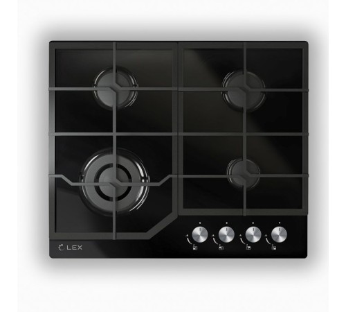 Газовая варочная поверхность Lex GVG 640-1 BL черный Газовая варочная поверхность Lex GVG 640-1 BL черный