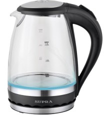 Чайник электрический Supra KES-2003N 2л. 1500Вт черный корпус: нерж.сталь (10134)