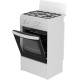 Плита Комбинированная Darina S KM 521 300 W белый/черный (без крышки) реш.сталь