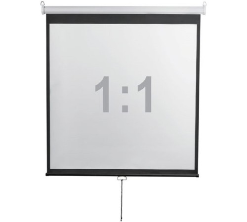 Экран 200x200см Digis Optimal-D DSOD-1105 1:1 настенно-потолочный рулонный Экран 200x200см Digis Optimal-D DSOD-1105 1:1 настенно-потолочный рулонный