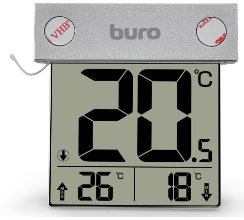 Термометр Buro P-6041 серебристый Термометр Buro P-6041 серебристый