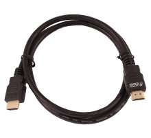 Кабель аудио-видео LAZSO WH-111 HDMI (m)/HDMI (m) 1м. позолоч.конт. черный (WH-111(1M))