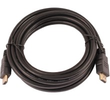 Кабель аудио-видео LAZSO WH-111 HDMI (m)/HDMI (m) 3м. позолоч.конт. черный (WH-111(3M))