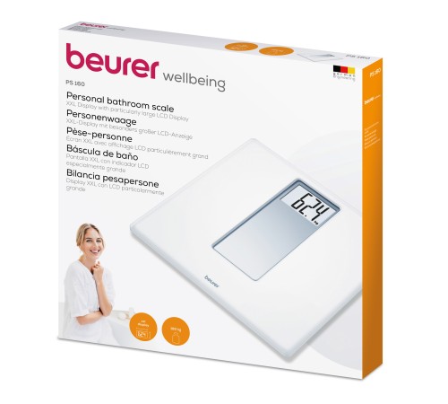 Весы напольные электронные Beurer PS160 макс.180кг белый