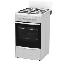 Плита Газовая Darina A 3001 W белый/черный (без крышки) реш.сталь