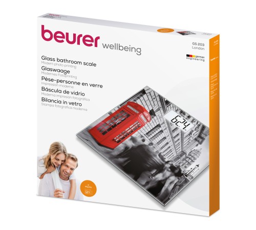 Весы напольные электронные Beurer GS203 London макс.150кг рисунок Весы напольные электронные Beurer GS203 London макс.150кг рисунок