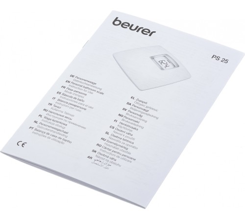 Весы напольные электронные Beurer PS25 макс.180кг белый