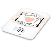 Весы кухонные электронные Beurer KS19 Love макс.вес:5кг рисунок