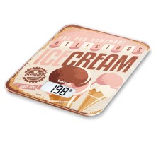 Весы кухонные электронные Beurer KS19 Ice Cream макс.вес:5кг рисунок