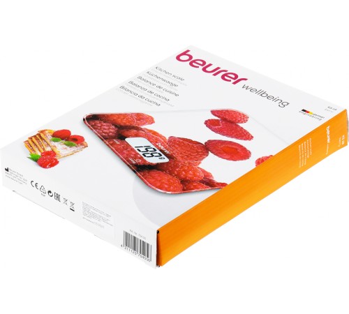 Весы кухонные электронные Beurer KS19 berry макс.вес:5кг рисунок Весы кухонные электронные Beurer KS19 berry макс.вес:5кг рисунок