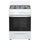 Плита Газовая Darina C 1001 W белый/черный (без крышки) реш.сталь
