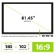 Экран на раме Cactus 102x180см FrameExpert CS-PSFRE-180X102 16:9 настенный натяжной