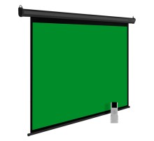Экран Cactus 200x200см GreenMotoExpert CS-PSGME-200X200 1:1 настенно-потолочный рулонный