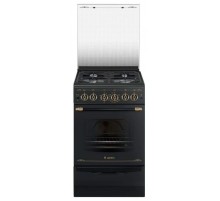 Плита Газовая Gefest ПГ 5100-02 0183 черный/бронзовый (стеклянная крышка) реш.чугун