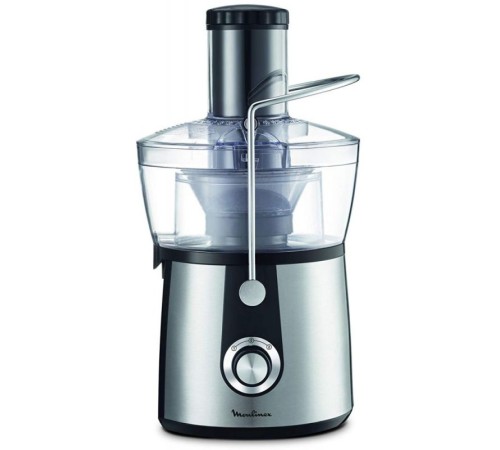 Соковыжималка центробежная Moulinex JU550D10 800Вт рез.сок.:2000мл. серебристый/черный