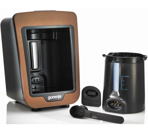 Кофеварка Электрическая турка Gorenje ATCM730T 730Вт медный/черный