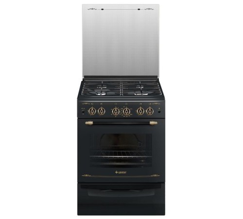 Плита Газовая Gefest ПГ 6100-02 0183 черный (стеклянная крышка) реш.чугун Плита Газовая Gefest ПГ 6100-02 0183 черный (стеклянная крышка) реш.чугун