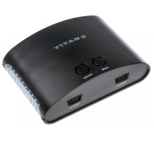 Игровая консоль Titan Magistr Titan 2 черный +контроллер в комплекте: 400 игр